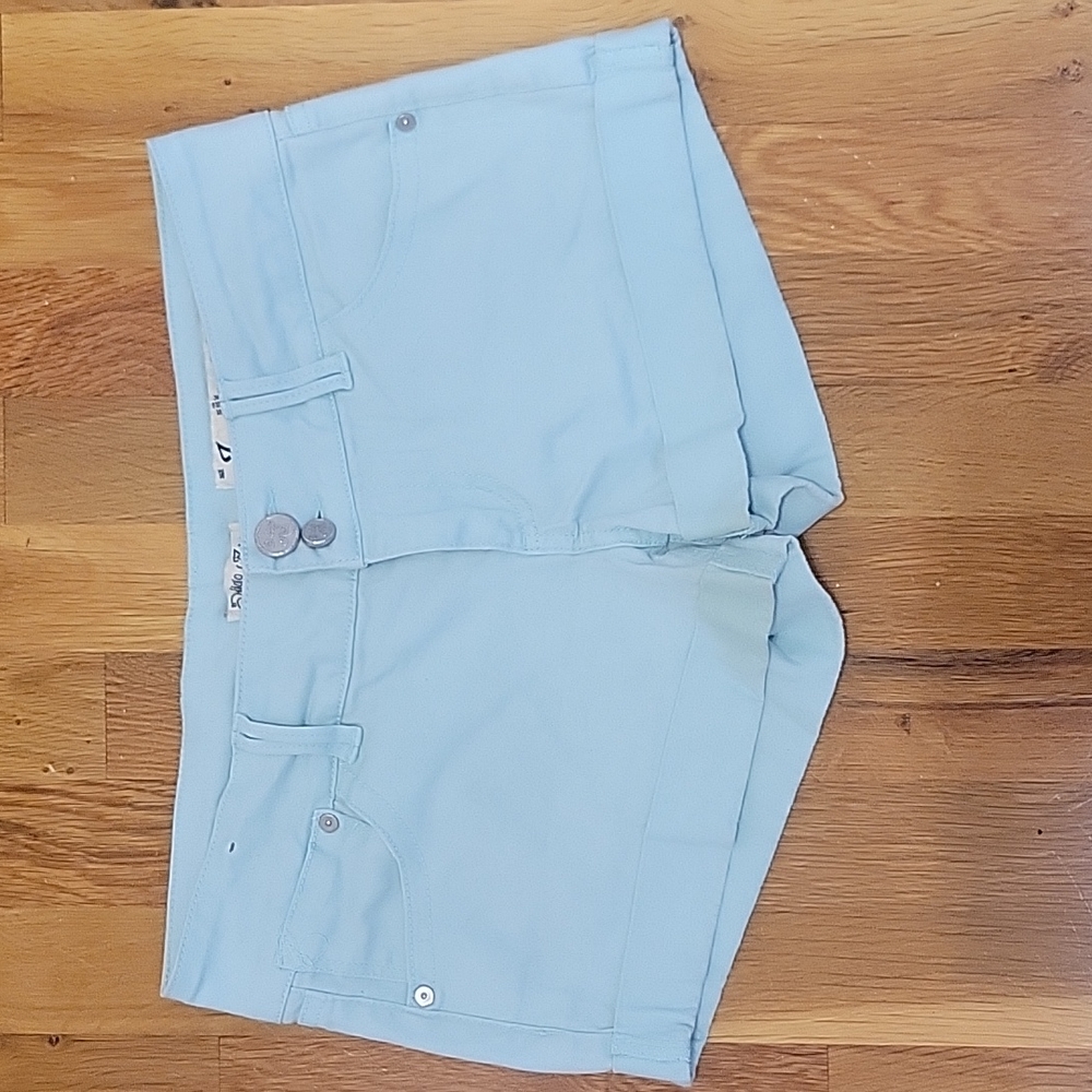 Indigo Rein Cuffed Jean Shorts